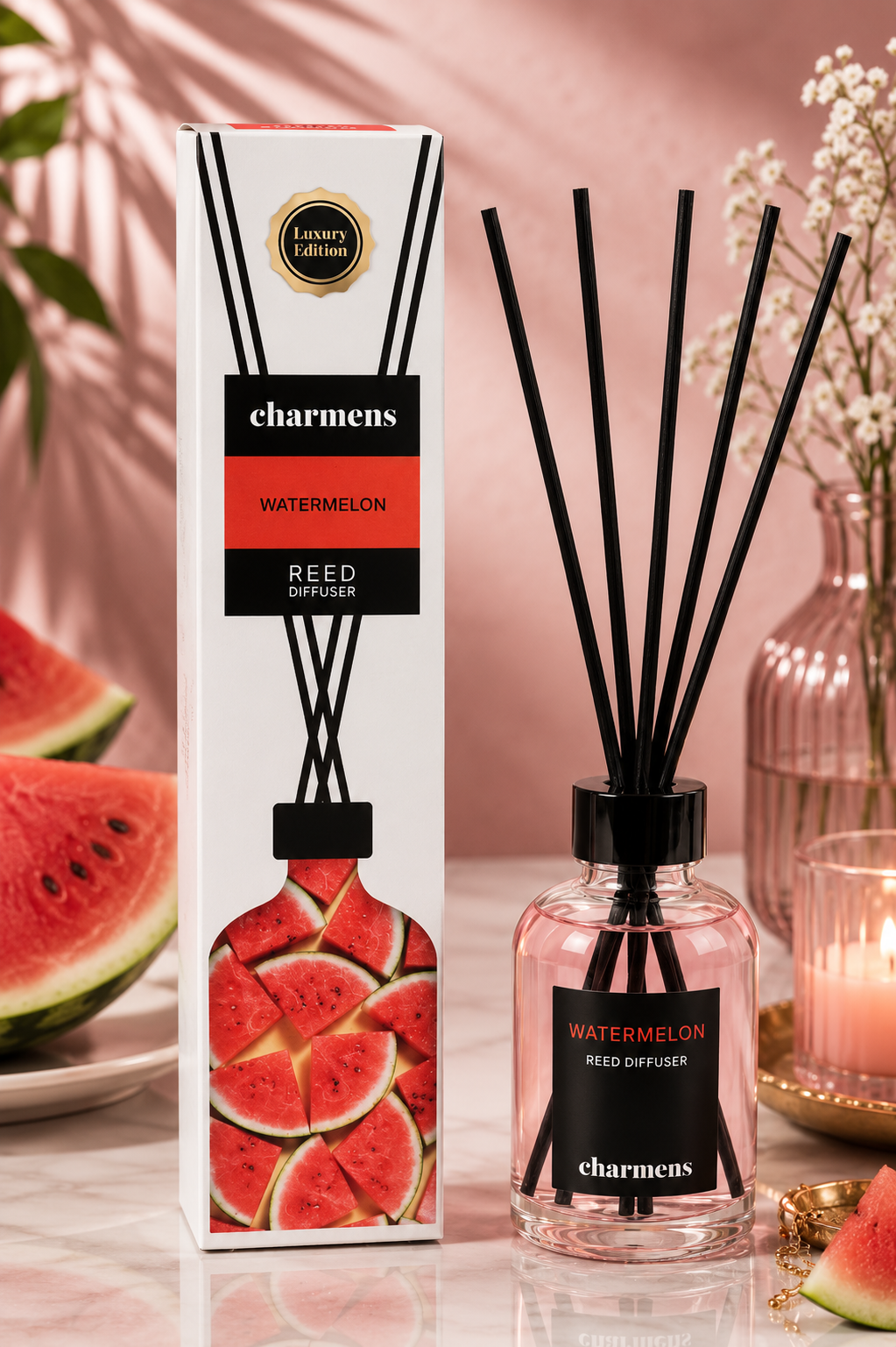 DIFFUSEUR DE PARFUM À BÂTONNETS – WATERMELON