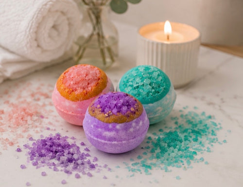 BOMBES DE BAIN AVEC SELS