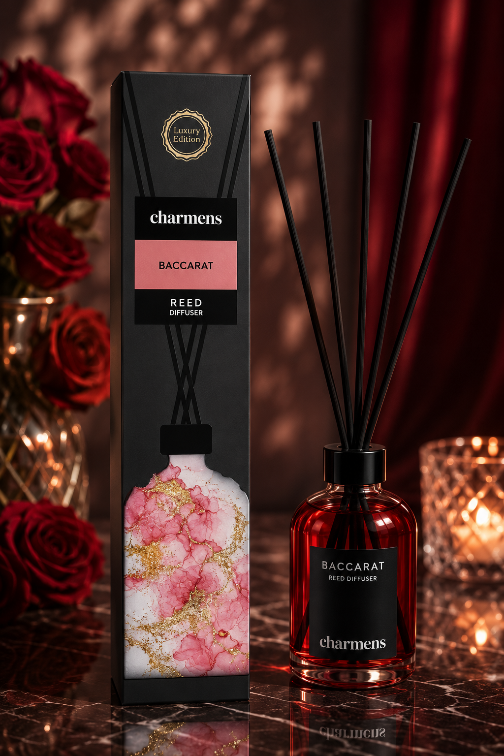 DIFFUSEUR DE PARFUM À BÂTONNETS – BACCARAT
