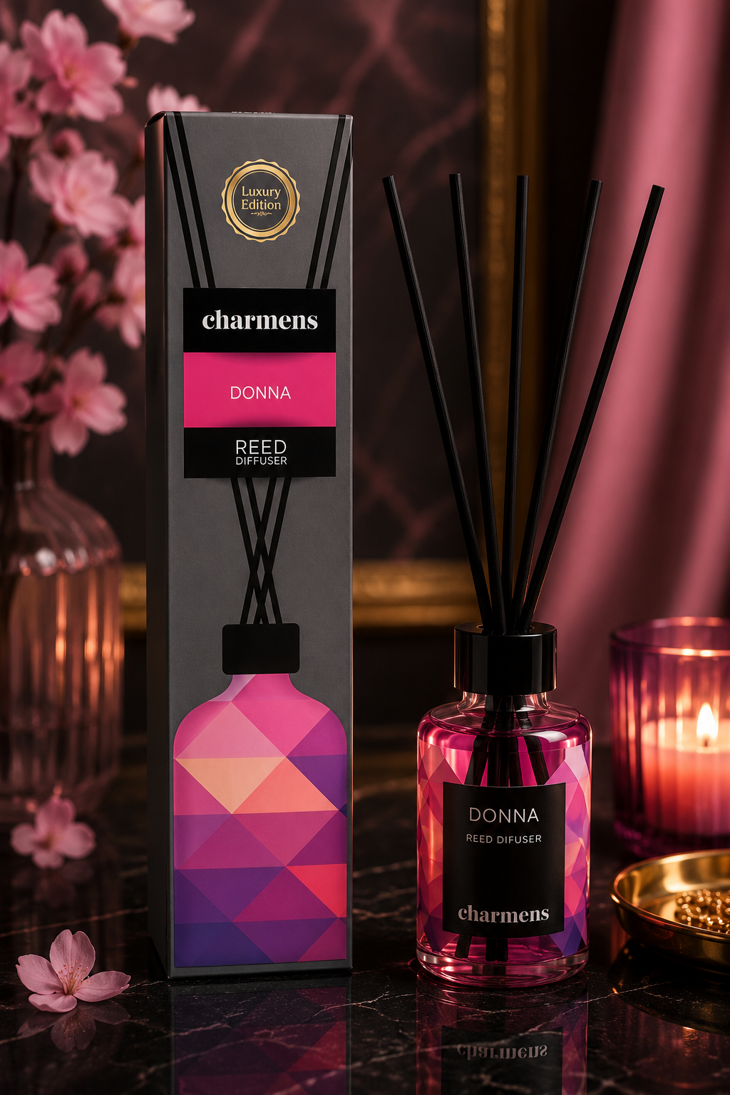 DIFFUSEUR DE PARFUM À BÂTONNETS – DONNA